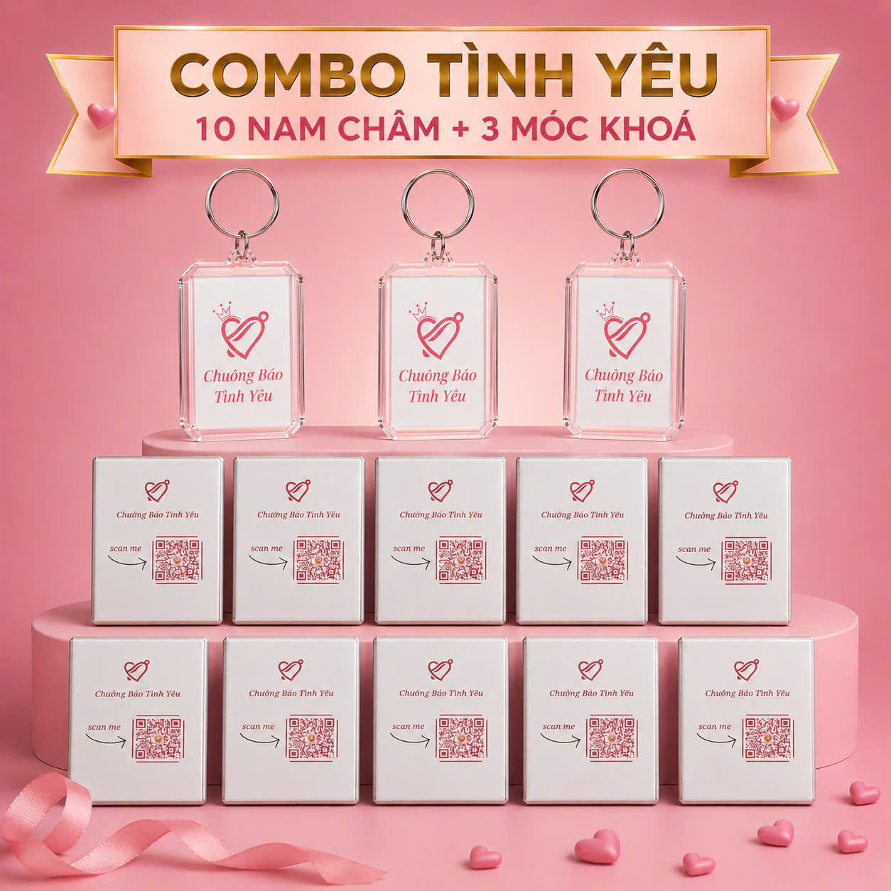 combo10 ảnh nam châm+3 móc khóa